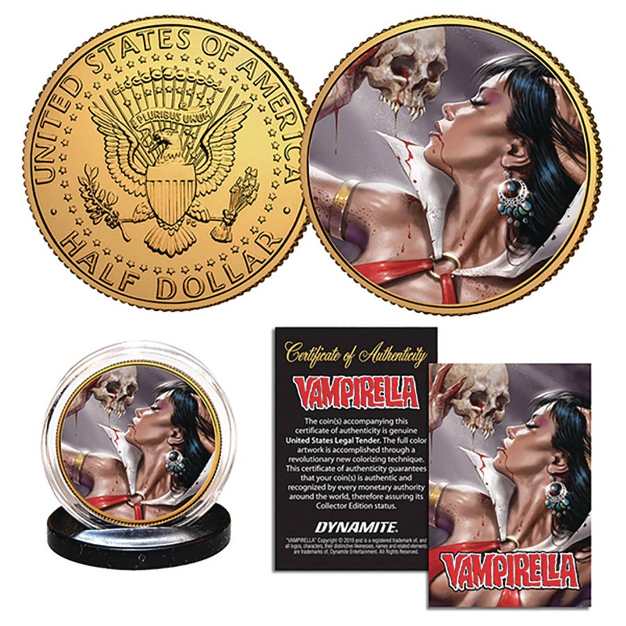 Vampirella Collectible Coin - Lucio Parrillo