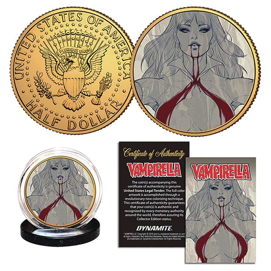 Vampirella Collectible Coin - Stanley Artgerm Lau