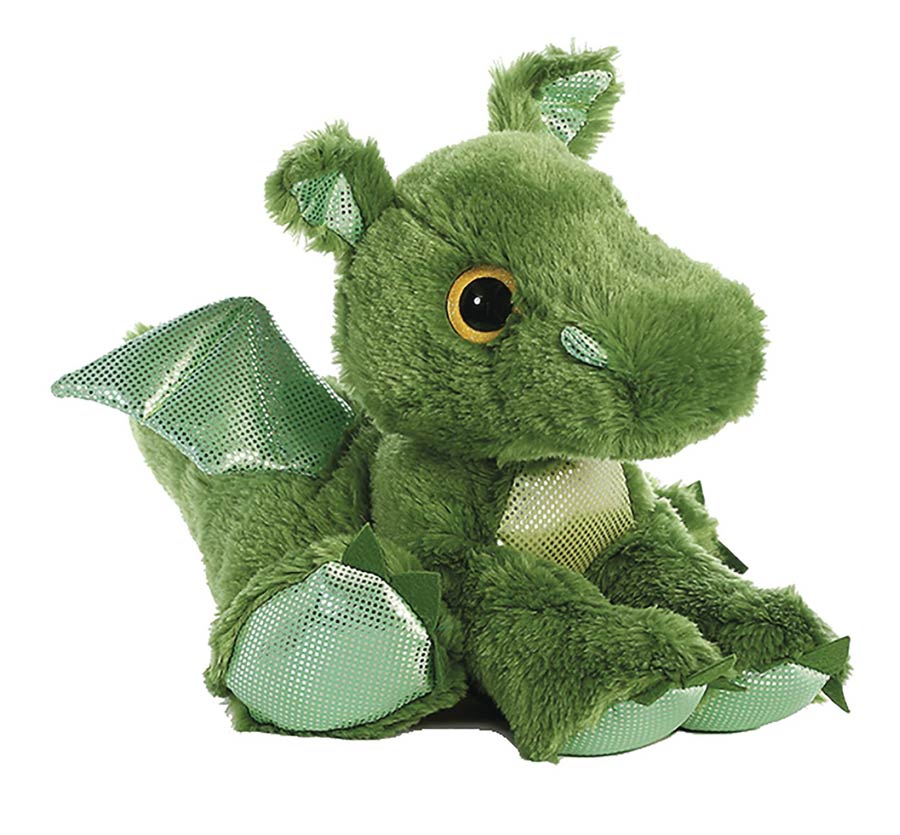 Aurora Roar Green Dragon 12-Inch Plush