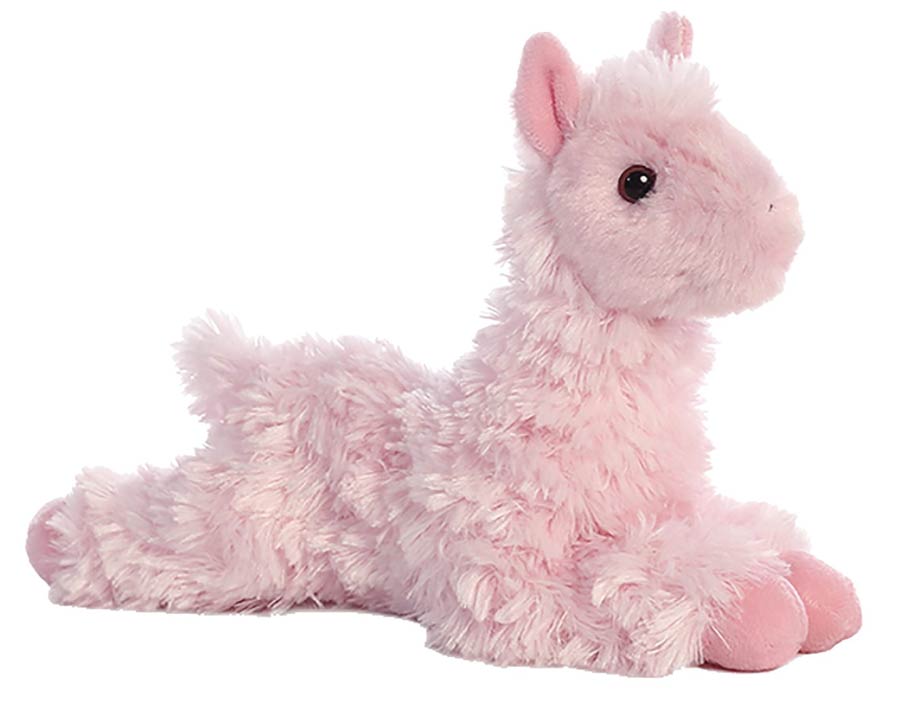 Aurora Mini Flopsie Llama 8-Inch Plush - Pink