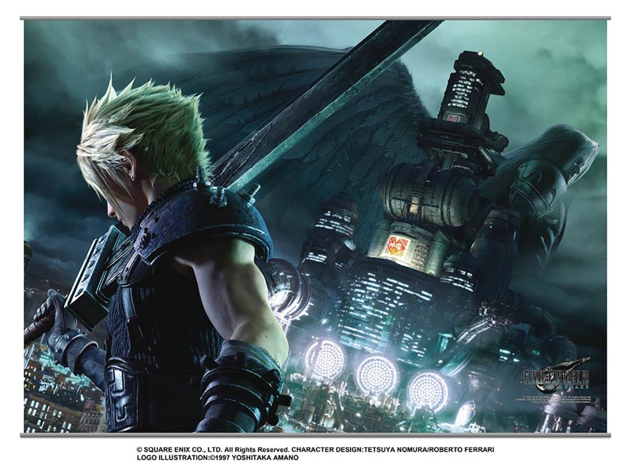 Final Fantasy VII Remake Wall Scroll Vol 1 Cloud & Sephiroth