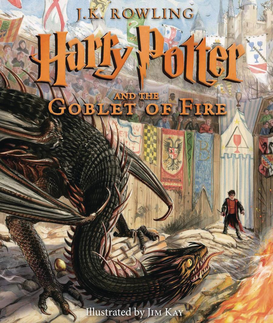 Harry Potter And The Goblet Of Fire Illustrated Edition HC