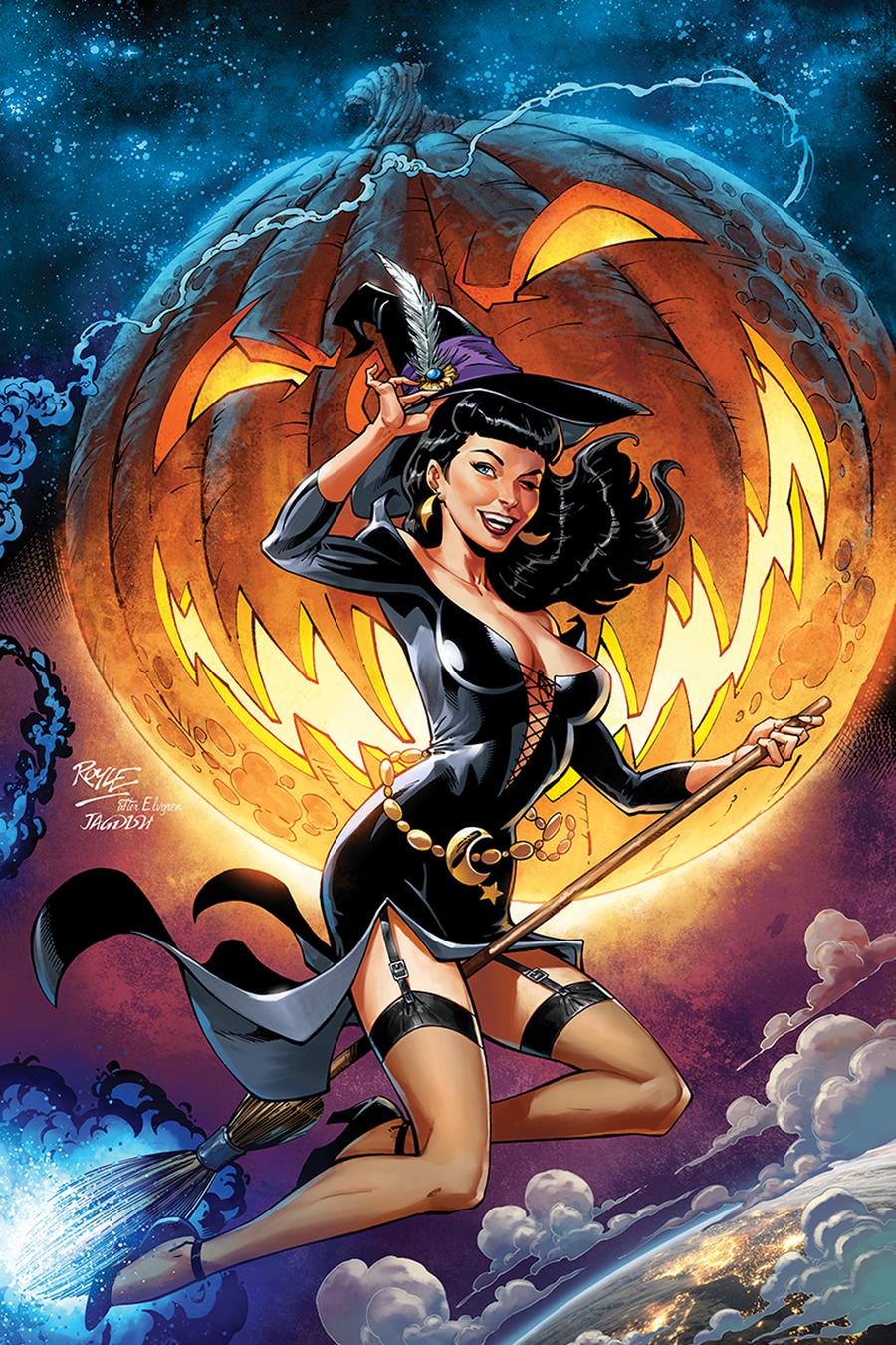 Bettie Page Halloween Special 2019 #1 (One Shot) Cover C Incentive John Royle Virgin Cover