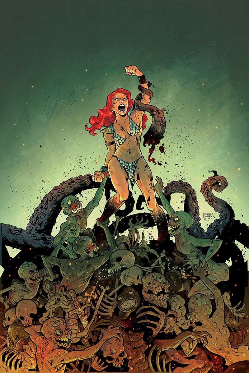 Savage Tales A Red Sonja Halloween Special One Shot Cover B Incentive Erica Durso Virgin Cover