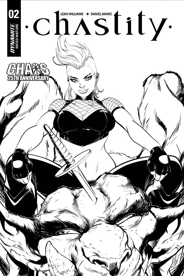 Chastity Vol 2 #2 Cover G Incentive Ale Garza Black & White Cover