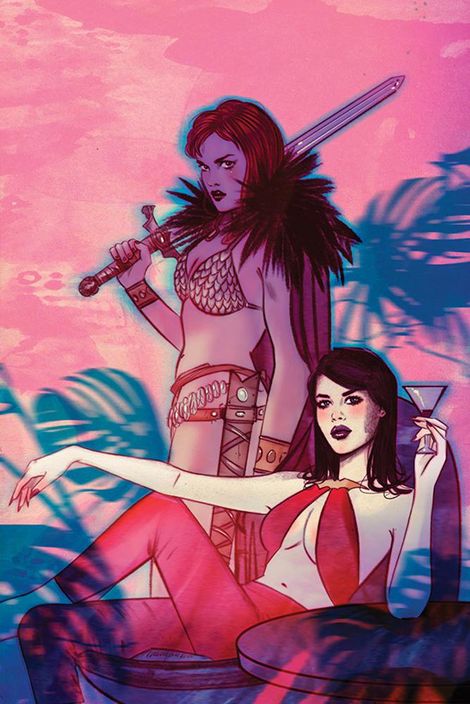 Vampirella Red Sonja #2 Cover N Incentive Tula Lotay Virgin Cover