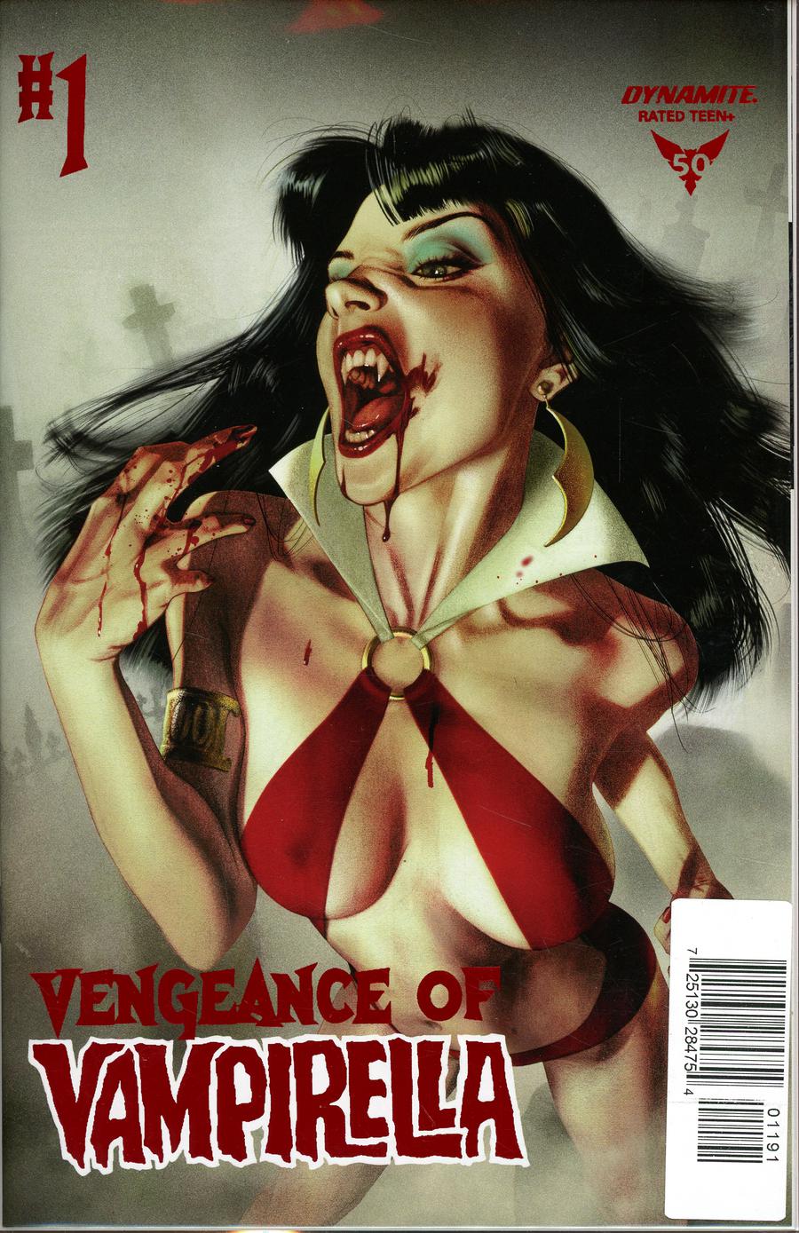 Vengeance Of Vampirella Vol 2 #1 Cover V Limited Edition Joshua Middleton High End Red Foil Cover