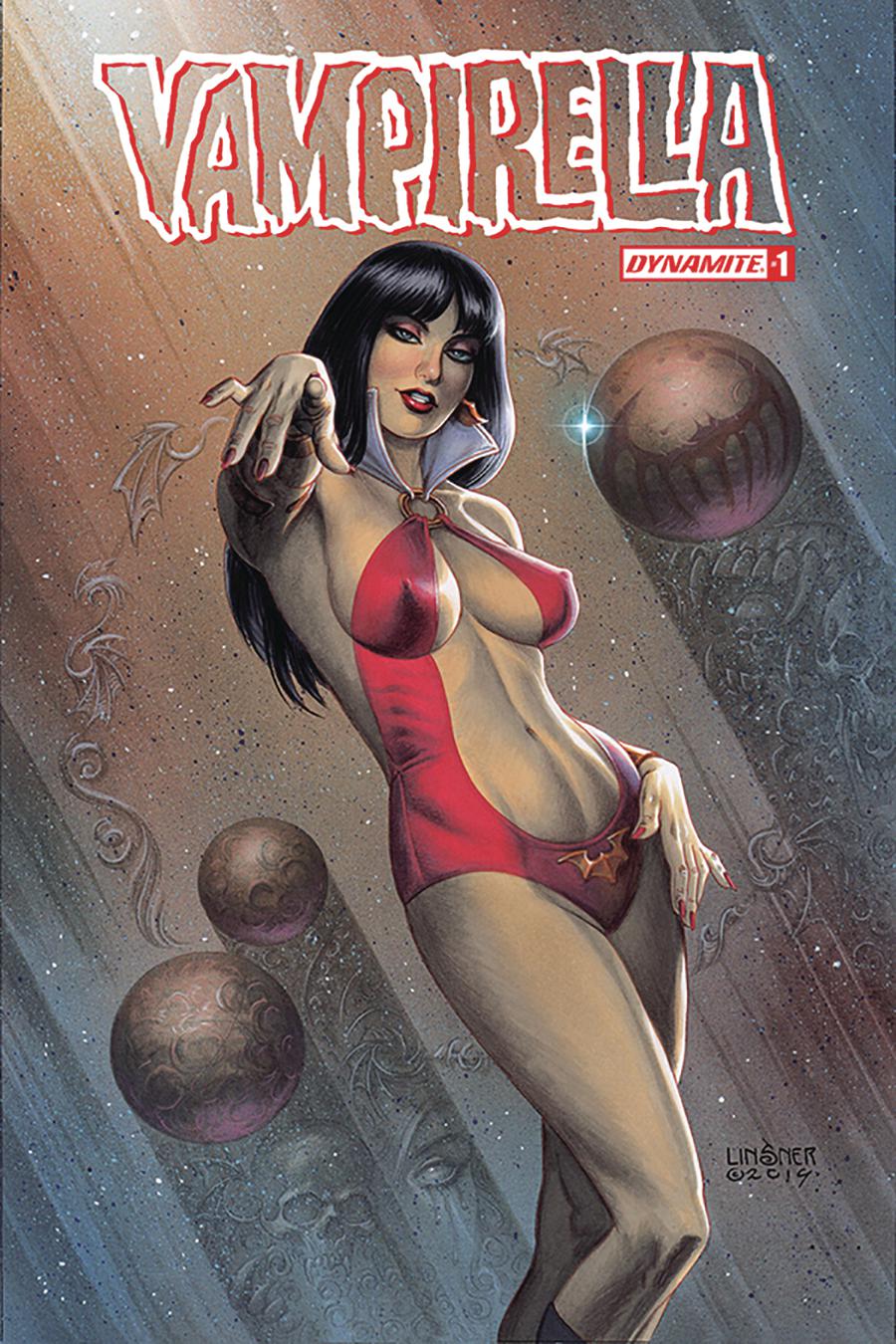 Vampirella Vol 8 #1 Cover Z-H Limited Edition Joseph Michael Linsner Exclusive Color Variant Cover