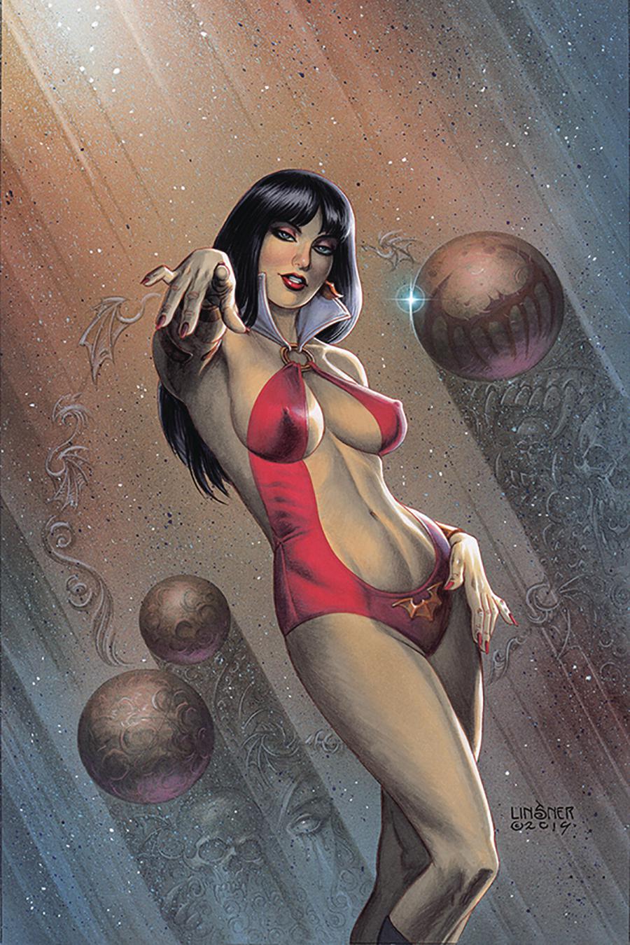 Vampirella Vol 8 #1 Cover Z-J Limited Edition Joseph Michael Linsner Exclusive Virgin Color Cover