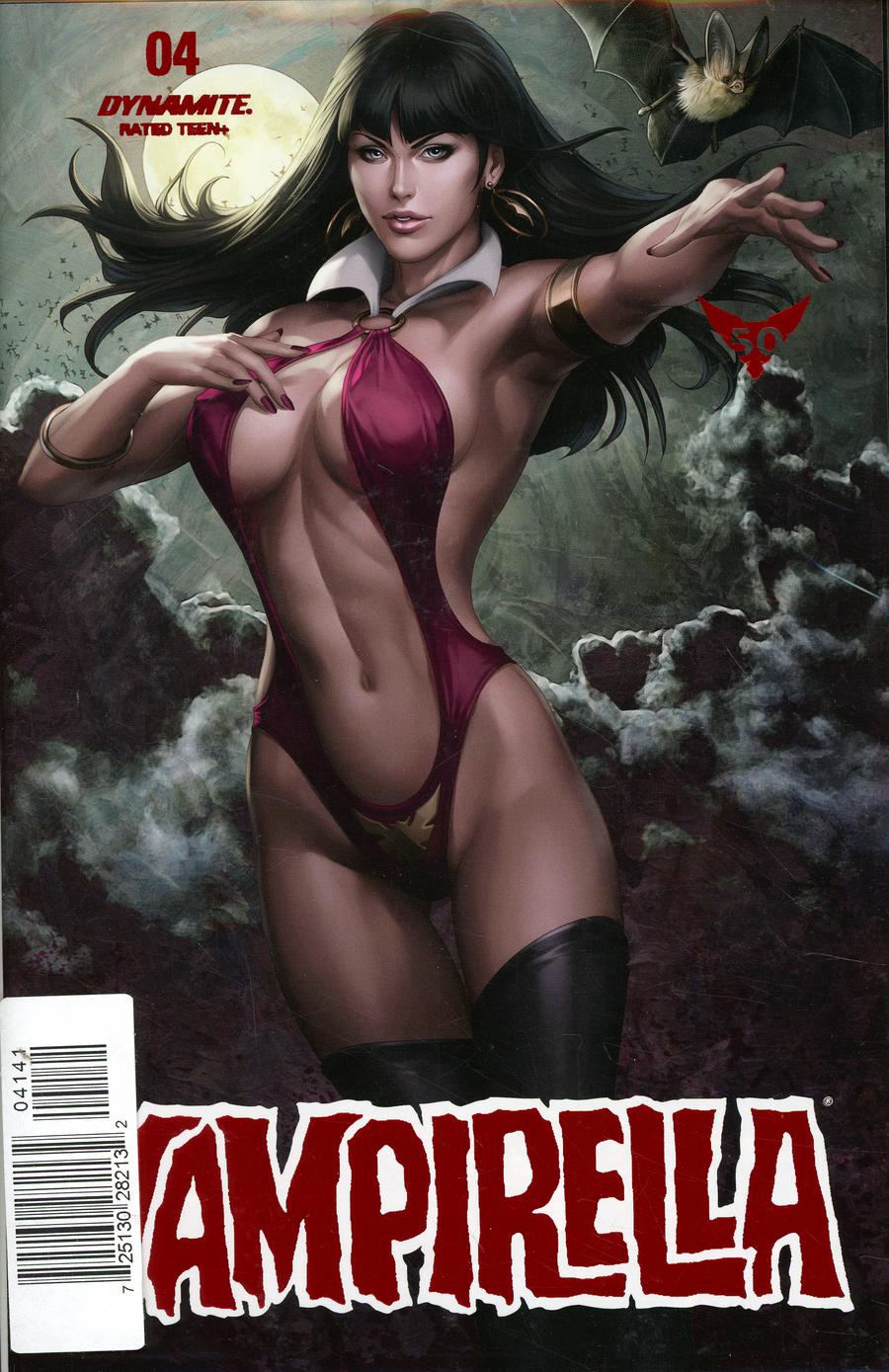 Vampirella Vol 8 #4 Cover O Limited Edition Stanley Artgerm Lau High End Red Foil Cover