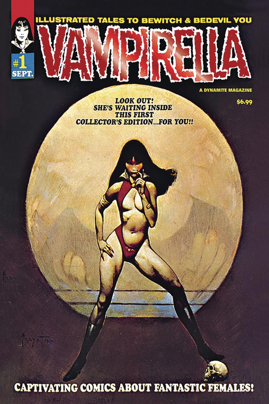 Vampirella Magazine #1 1969 Replica Edition Cover B Limited Red Foil Cover
