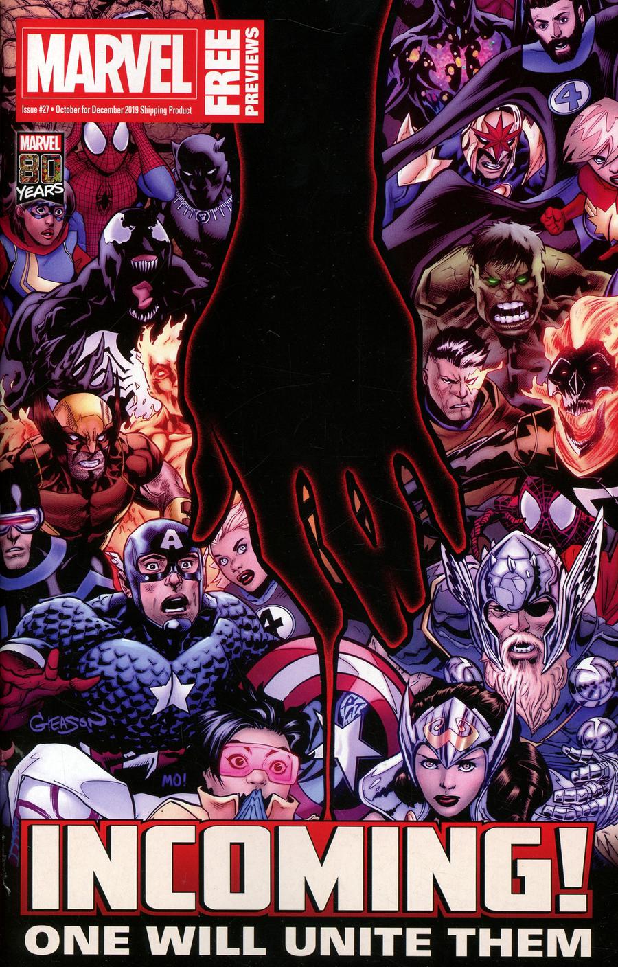 Marvel Previews Vol 4 #27 October 2019 - FREE -