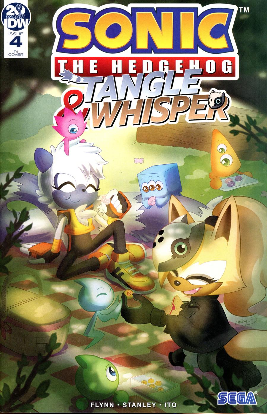 Sonic The Hedgehog Tangle & Whisper #4 Cover C Incentive Abigail Starling Variant Cover