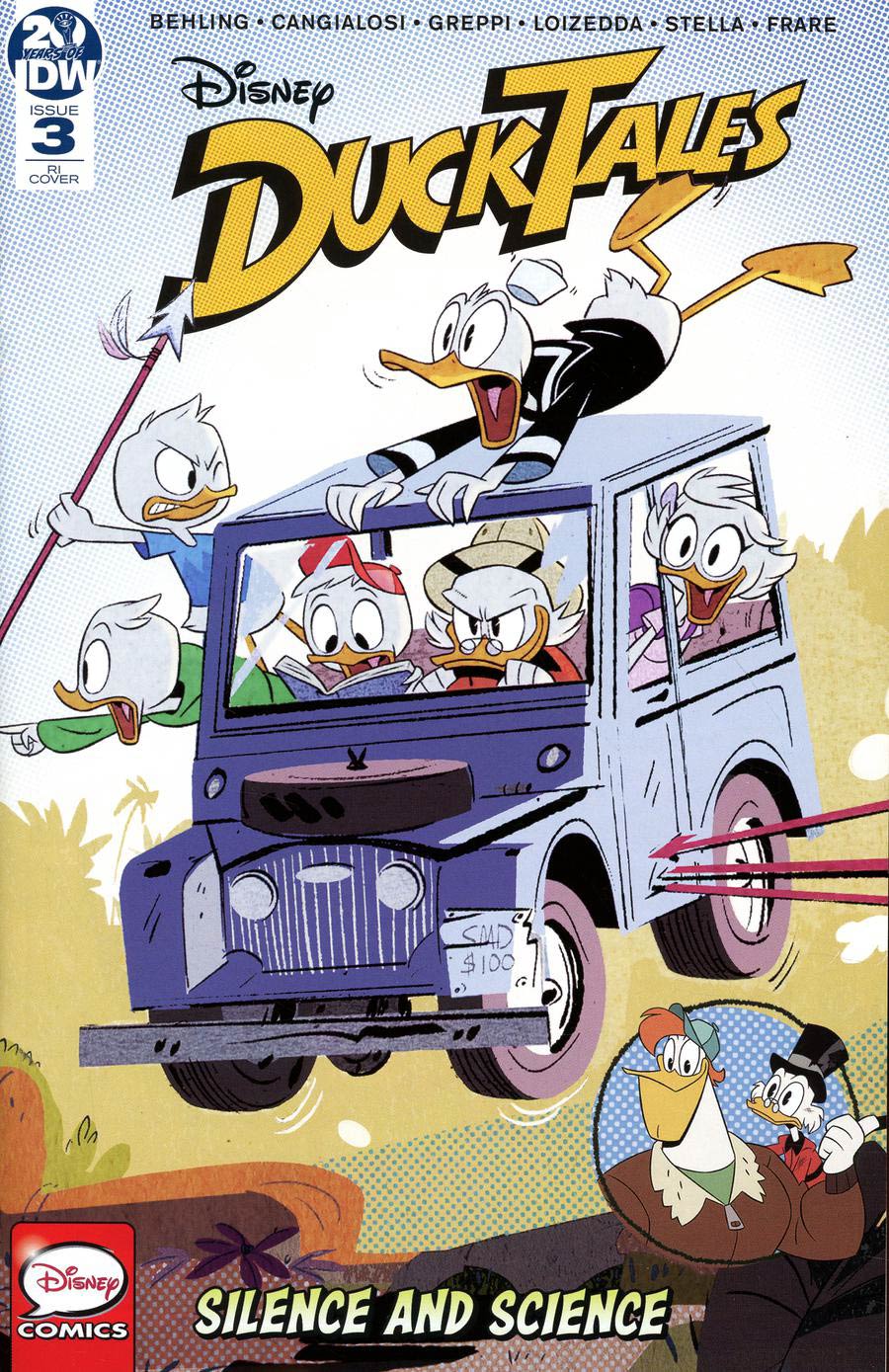 Ducktales Silence And Science #3 Cover C Incentive Ducktales Creative Team Variant Cover