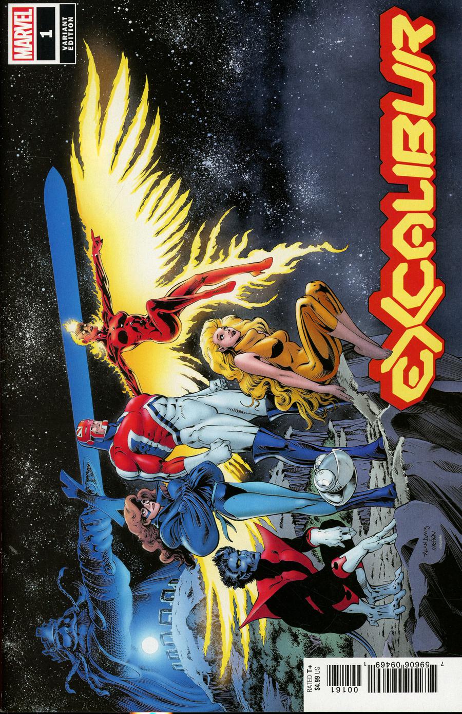 Excalibur Vol 4 #1 Cover G Incentive Alan Davis Hidden Gem Variant Cover (Dawn Of X Tie-In)