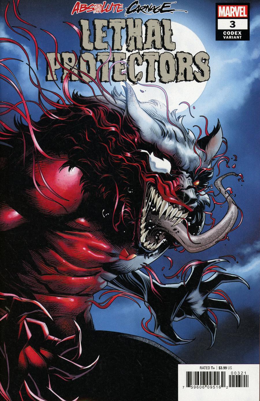 Absolute Carnage Lethal Protectors #3 Cover C Incentive Belen Ortega Codex Variant Cover