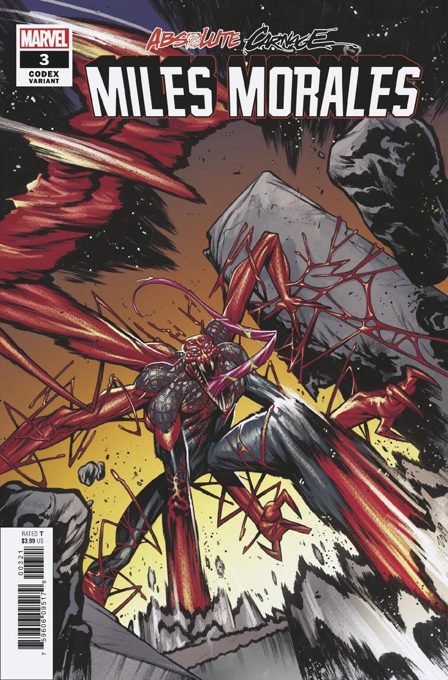 Absolute Carnage Miles Morales #3 Cover C Incentive Kim Jacinto Codex Variant Cover