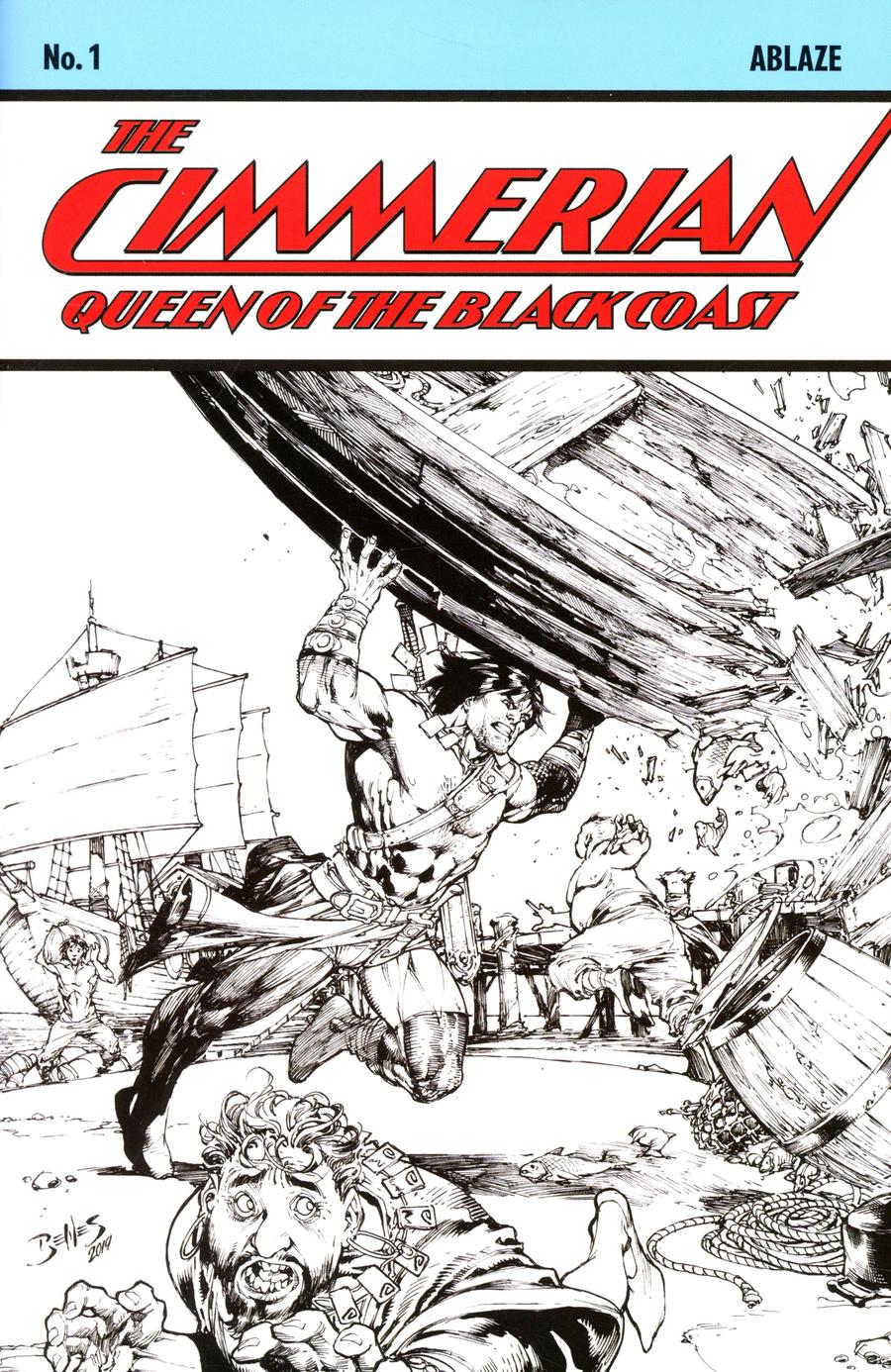 Cimmerian Queen Of The Black Coast #1 Cover E Incentive Ed Benes Sketch Cover