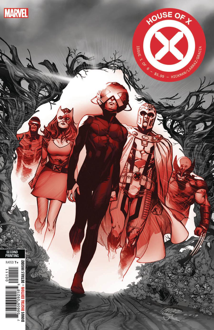 House Of X #1 Cover Q 2nd Ptg Variant Pepe Larraz Cover