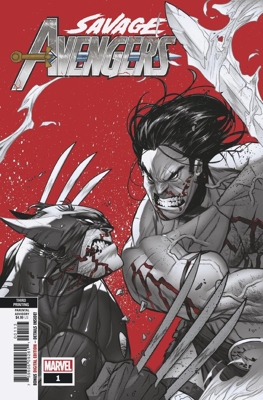 Savage Avengers #1 Cover K 3rd Ptg Variant Kim Jacinto Cover