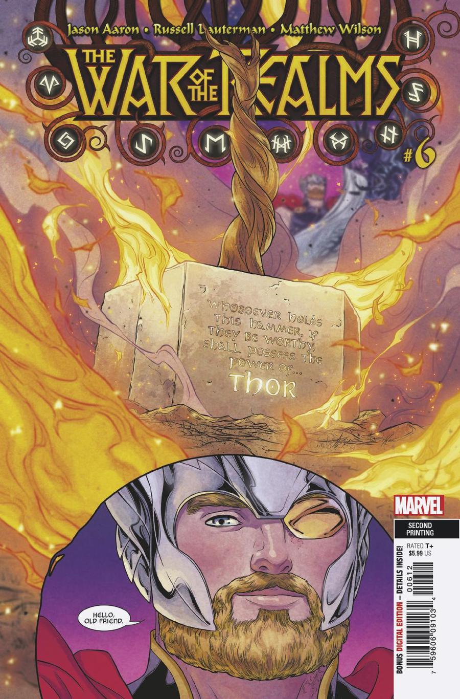 War Of The Realms #6 Cover I 2nd Ptg Variant Russell Dauterman Cover