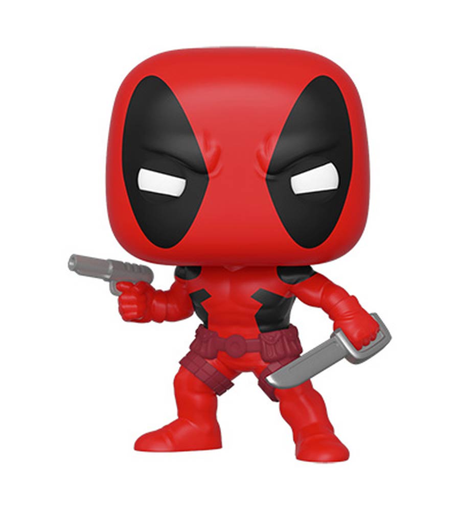 POP Marvel 80th First Appearance Deadpool Vinyl Bobble Head