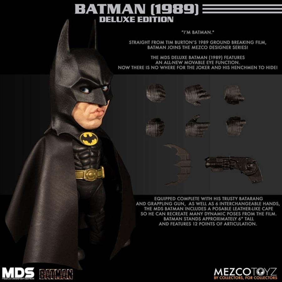 Mezco Designer Series Deluxe Batman 1989 Action Figure