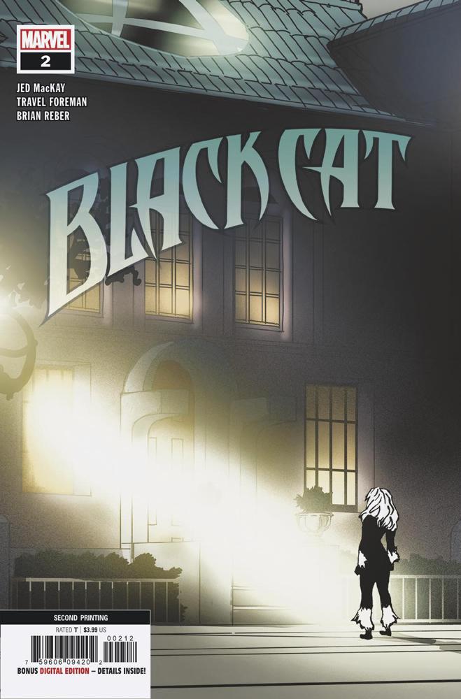 Black Cat #2 Cover F 2nd Ptg Variant Travel Foreman Cover