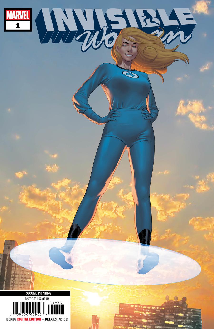 Invisible Woman #1 Cover G 2nd Ptg Variant Adam Hughes Cover