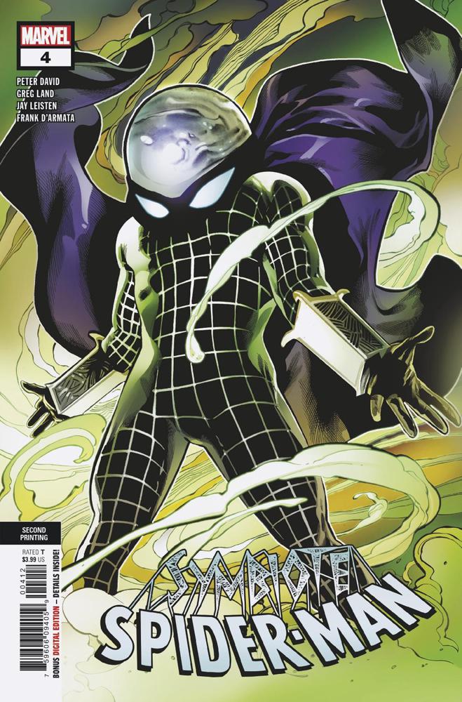 Symbiote Spider-Man #4 Cover E 2nd Ptg Variant Greg Land Cover