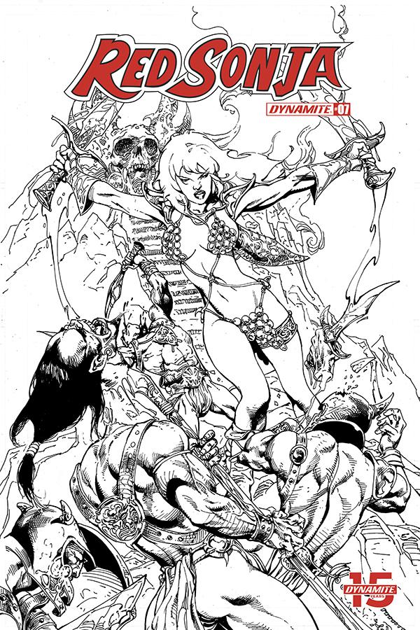 Red Sonja Vol 8 #7 Cover H Incentive Roberto Castro Black & White Cover