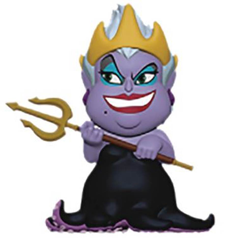 Disney The Little Mermaid Mini Vinyl Figure - Ursula With Trident And Crown