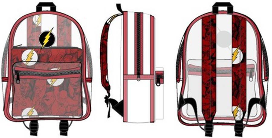 Flash Clear Backpack With Removable Pouch