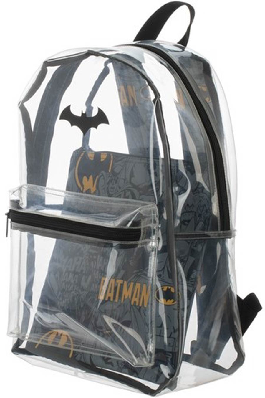 Batman Clear Backpack With Removable Pouch