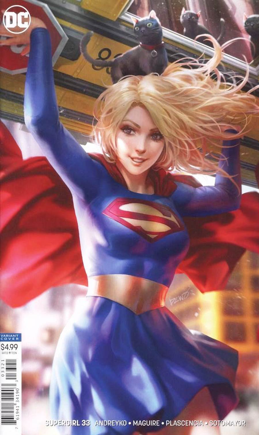 Supergirl Vol 7 #33 Cover B Variant Derrick Chew Card Stock Cover