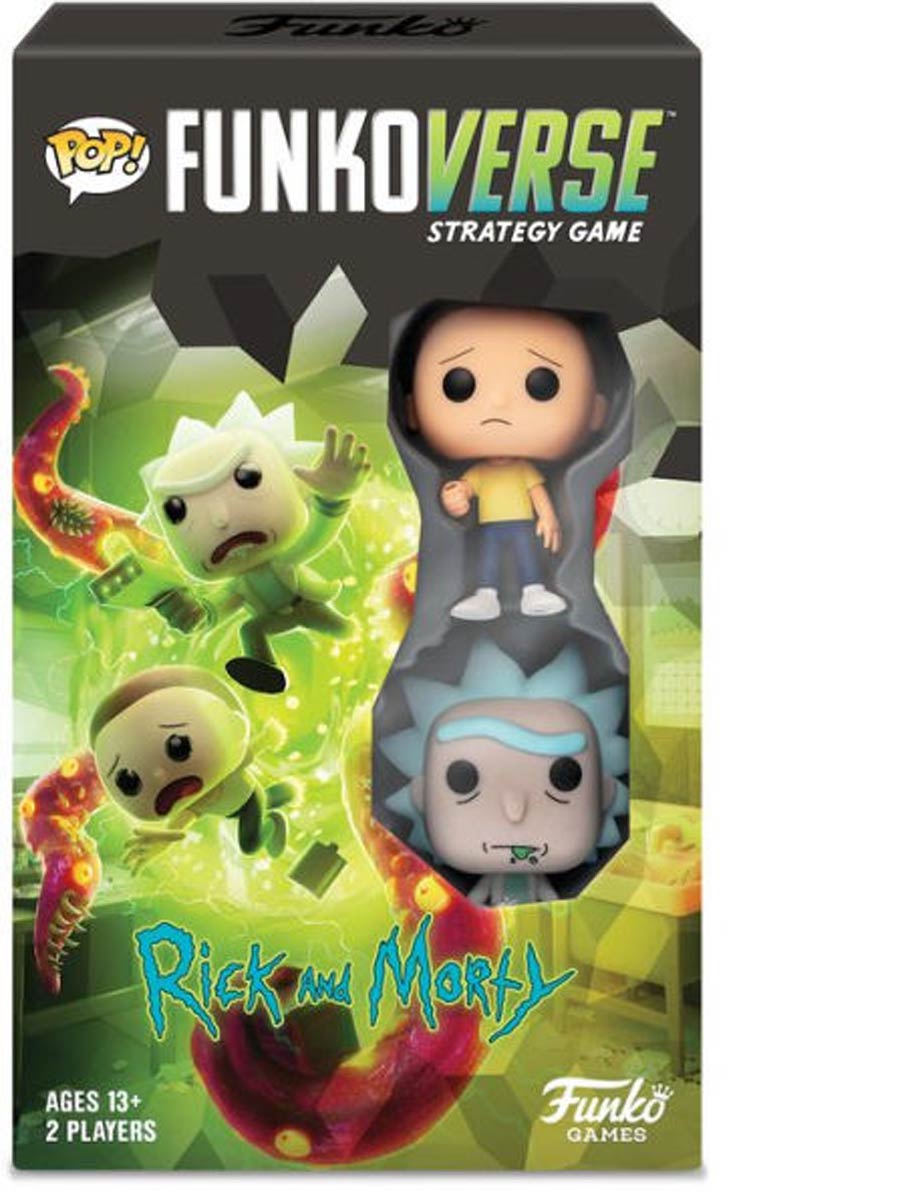 POP Funkoverse Rick And Morty 100 Strategy Game Expandalone