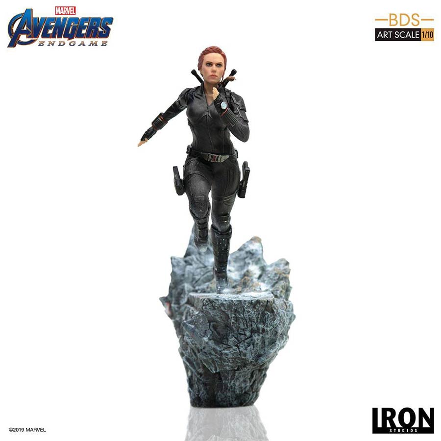 Avengers Endgame Black Widow 1/10 Scale Battle Diorama Art Scale Statue