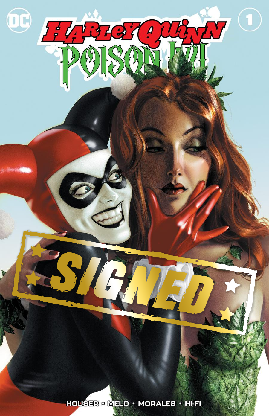 Harley Quinn And Poison Ivy #1  Midtown Exclusive Joshua Middleton Variant Cover Signed By Jody Houser