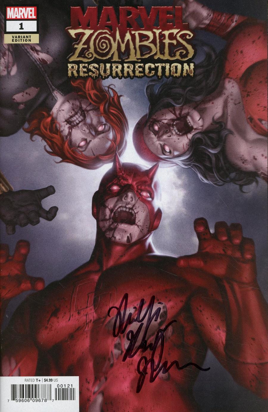 Marvel Zombies Resurrection One Shot Cover H Variant Junggeun Yoon Cover Signed By Phillip Kennedy Johnson