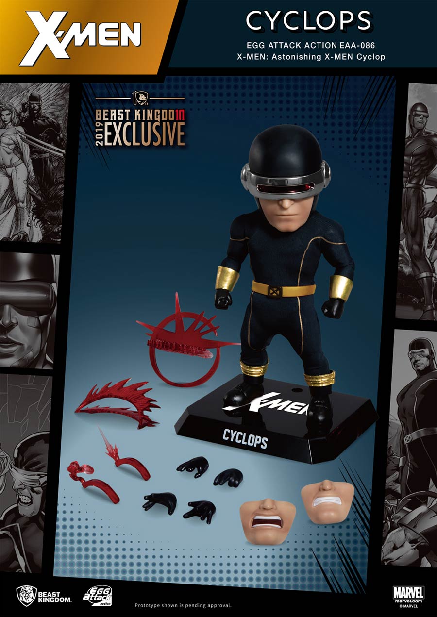 Astonishing X-Men EAA-086 Cyclops Previews Exclusive Action Figure