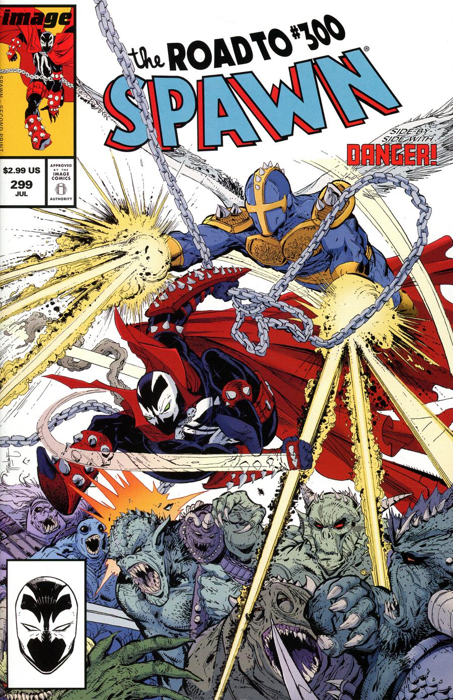 Spawn #299 Cover D 2nd Ptg Variant Todd McFarlane Cover