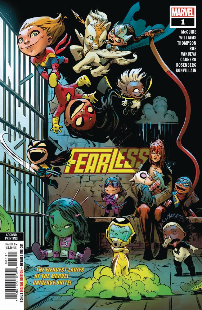 Fearless #1 Cover D 2nd Ptg Variant Camen Nunez Carnero Cover