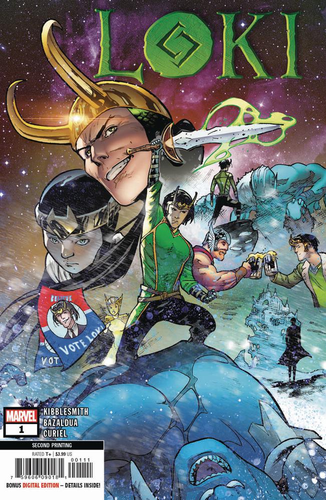 Loki Vol 3 #1 Cover F 2nd Ptg Variant Oscar Bazaldua Cover