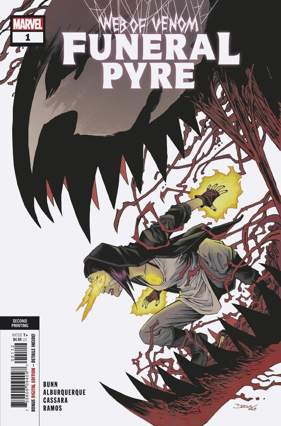 Web Of Venom Funeral Pyre #1 Cover D 2nd Ptg Variant Declan Shalvey Cover