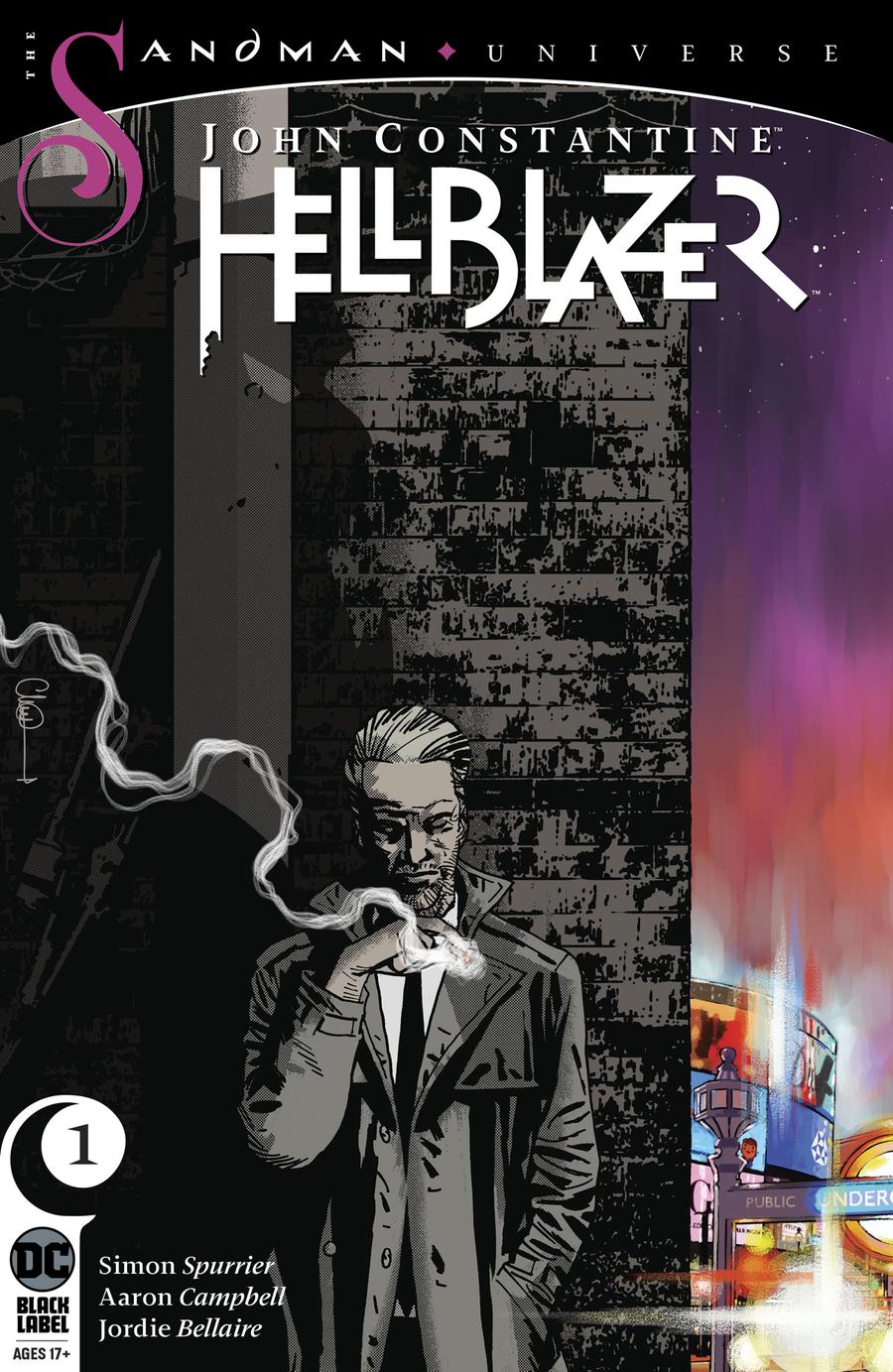 John Constantine Hellblazer #1 Cover B Variant Charlie Adlard Cover