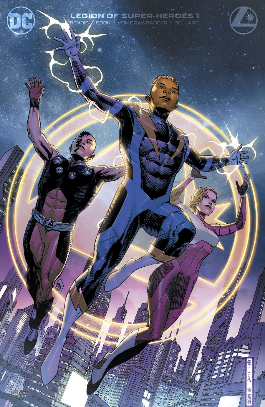 Legion Of Super-Heroes Vol 8 #1 Cover B Variant Jim Cheung Card Stock Cover
