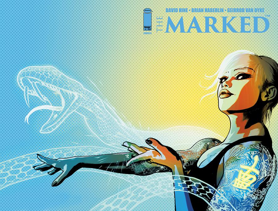 Marked #2 Cover B Variant Brian Haberlin & Geirrod Van Dyke Wraparound Cover