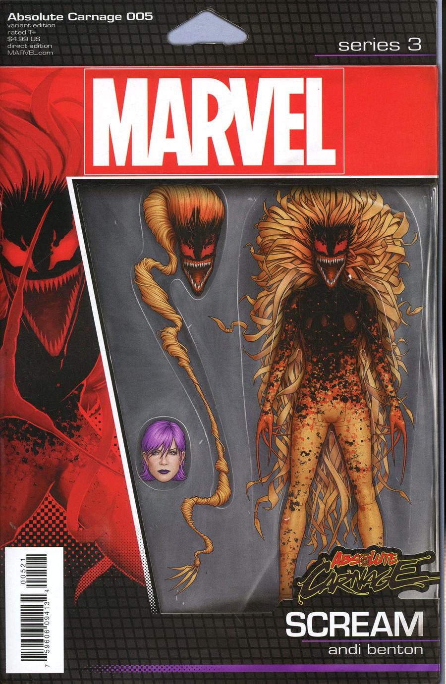 Absolute Carnage #5 Cover B Variant John Tyler Christopher Action Figure Cover