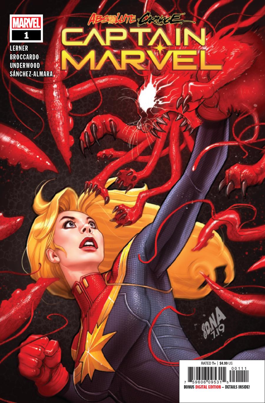 Absolute Carnage Captain Marvel #1 Cover A Regular David Nakayama Cover