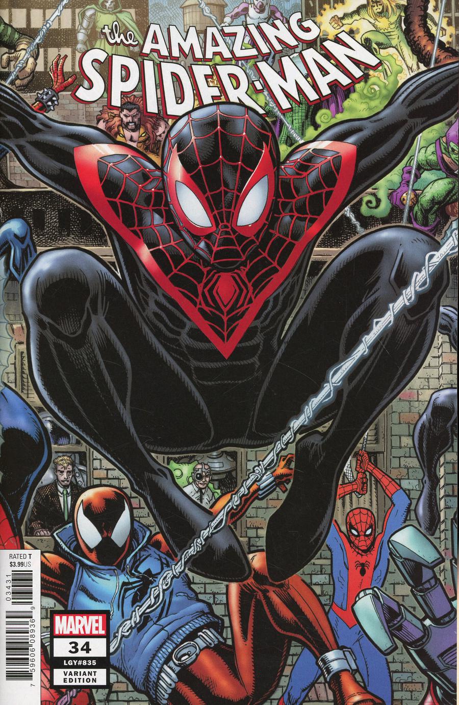 Amazing Spider-Man Vol 5 #34 Cover C Variant Arthur Adams 8-Part Connecting C Cover (2099 Tie-In)